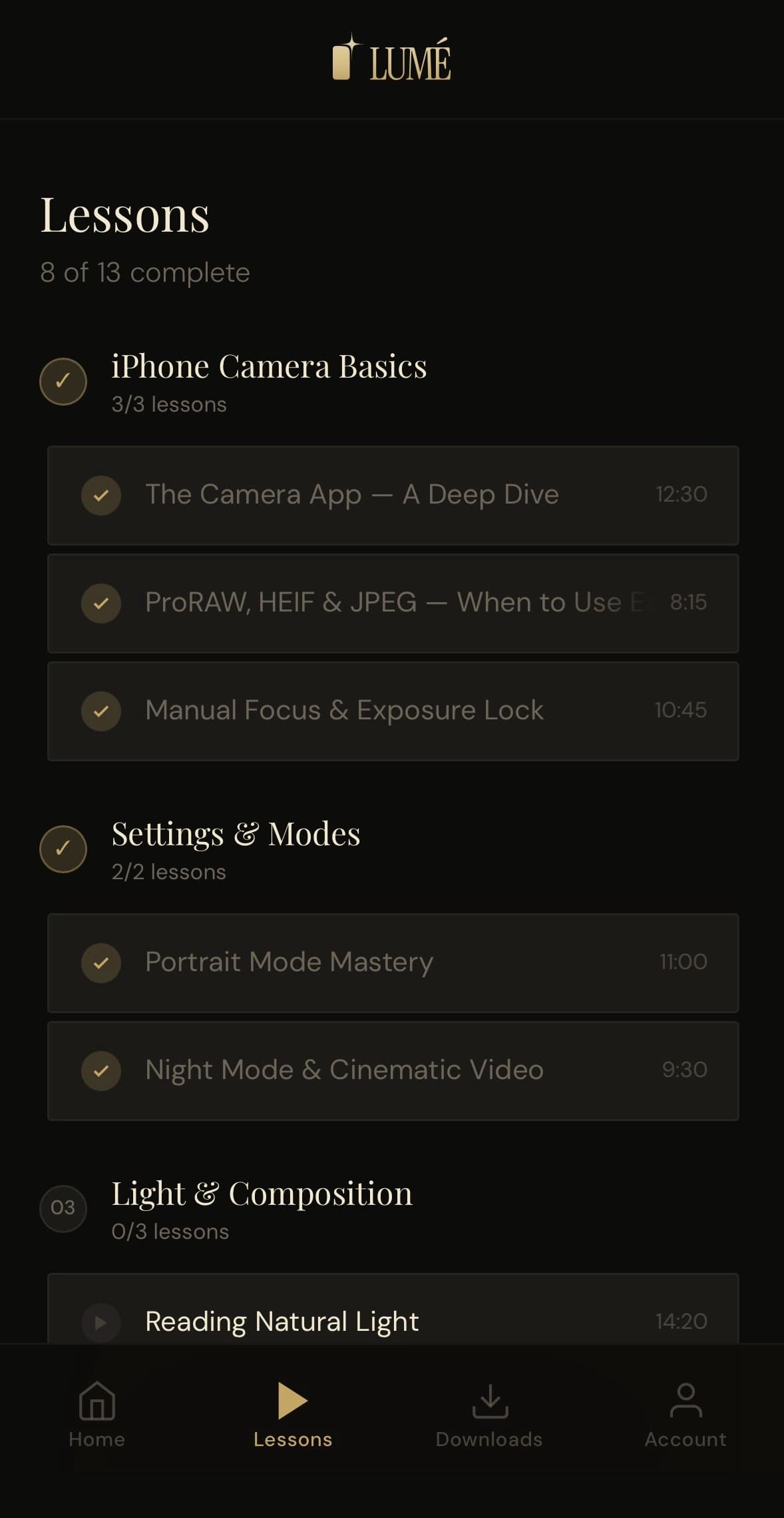 Course material